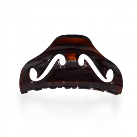 Prendedor Piranha Médio Francesa Tartaruga 7,0x3,5cm