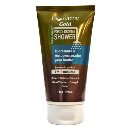 Biomarine Autobronzeador e Hidratante de Banho Force Bronze Shower 140g