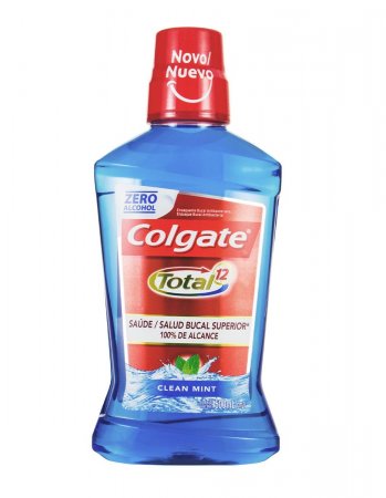 Enxaguante Bucal Colgate Total 12 Clean Mint 500ml