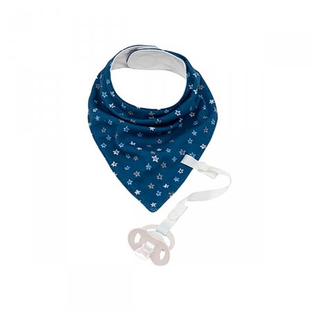 Bandana com Prendedor de Chupeta Buba Baby Star com 1 unidade