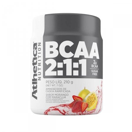 BCAA 2:1:1 Morango com Maracujá 210g Atlhetica Nutrition