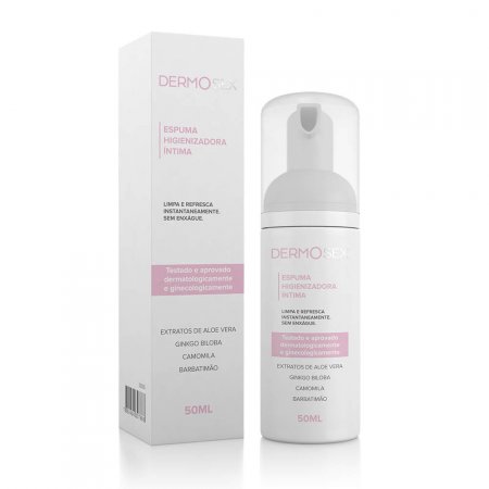 Espuma Higiene Intima Sem Enxágue Limpa e Refresca 50ml