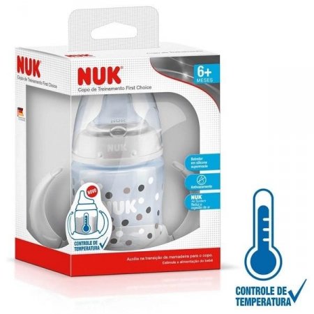 Copo de Treinamento NUK First Choice Controle de Temperatura Neutra com 150ml