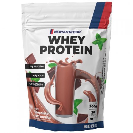 Whey Protein Concentrado Chocolate Com Menta NEWNUTRITION