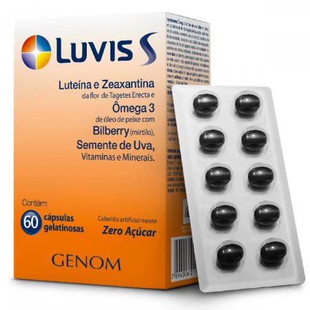 Suplemento Vitamínico Luvis S com 60 cápsulas gelatinosas