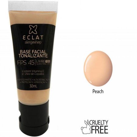 Base Tonalizante Eclat Cor Peach Alergoshop