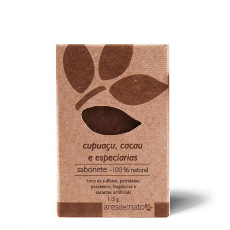 Sabonete Sólido Manteiga De Cacau E Especiarias 115G Ares De Mato