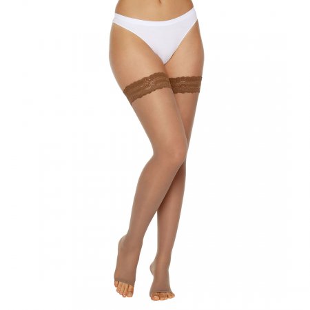 Meia Kendall 7/8 Suave Compressão c/Silicone s/Ponteira Mel G