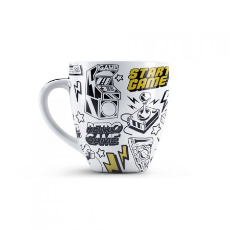Caneca de Porcelana Start Game 440ml Up Home - UD255