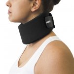 Colar Cervical de Espuma com Reforço Interno Preto P Salvapé