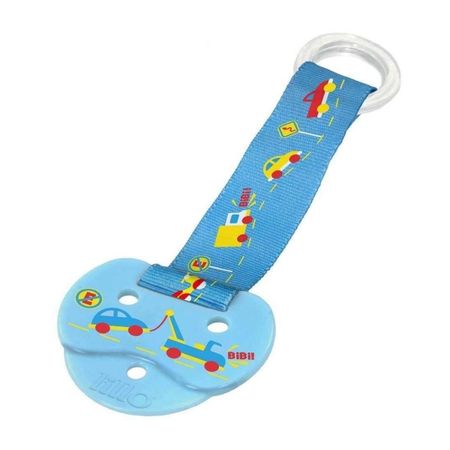 Prendedor de Chupetas Com e Sem Alça Design Azul - Lillo