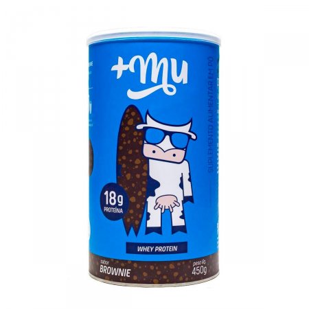 Whey Concentrado Mais Mu Brownie com 450g