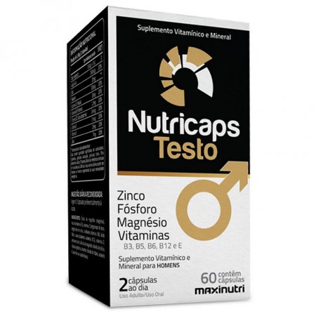 Nutricaps Testo 60caps. Maxinutri