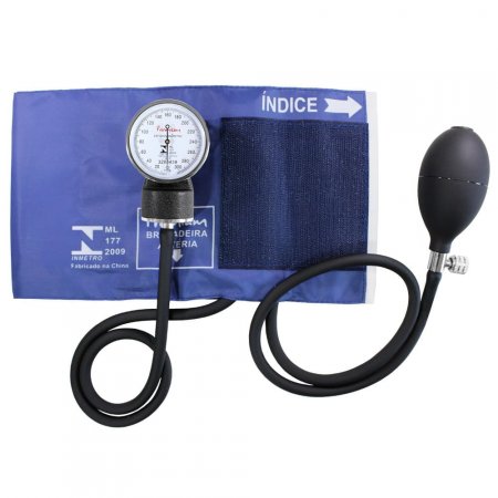 Aparelho de Pressão Aneróide Premium - Azul