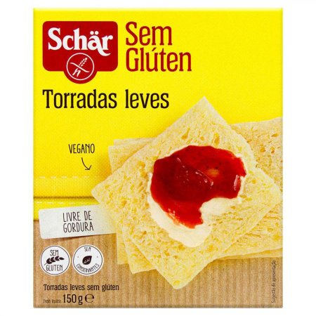 Torradas Crocantes Sem Glúten 150g Schar