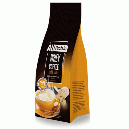 4 Pacotes de Whey Coffee Café Latte 1200g (48 doses) - All Protein