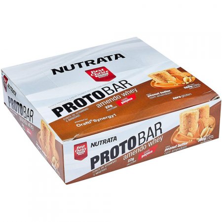 Barra Proteica Proto Bar Caixa Com 8 Unidades - Nutrata