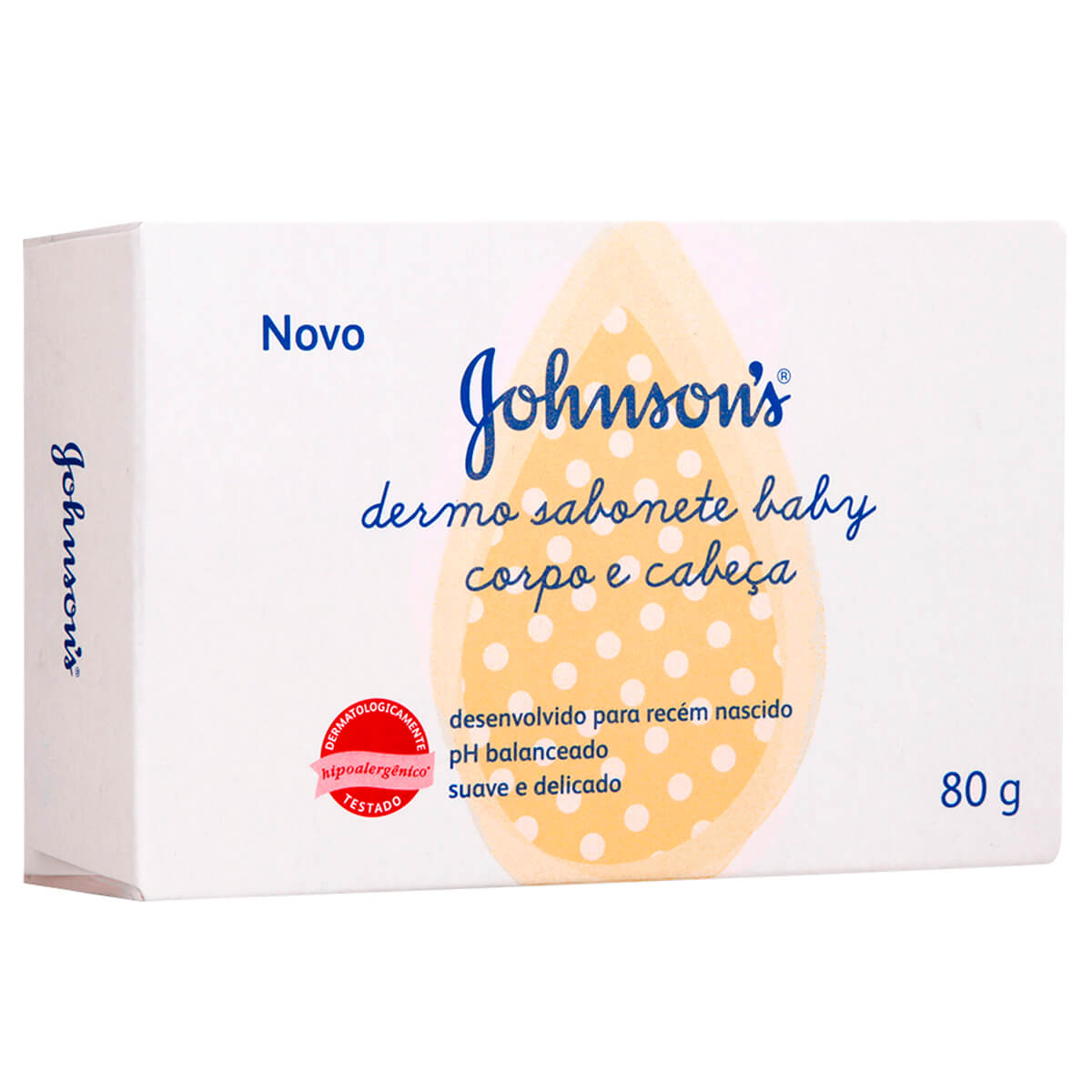 Sabonete em Barra Johnson’s Baby Dermo Corpo de Cabeça