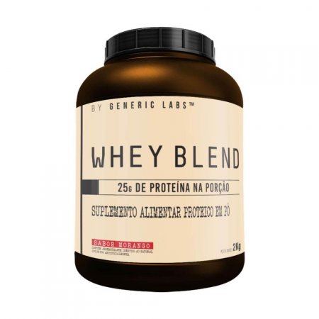 WHEY BLEND (2kg) - Morango - Generic Labs