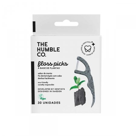 Fio Dental The Humble Co.Floss Picks com 30 Unidades