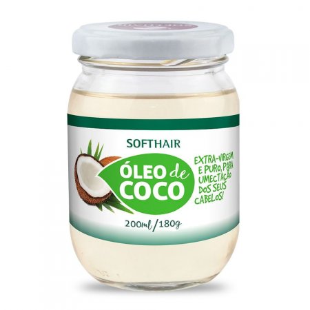 óleo de Coco Extra Virgem 200ml Soft Hair