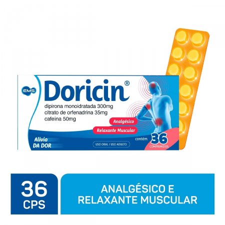 Doricin com 36 comprimidos