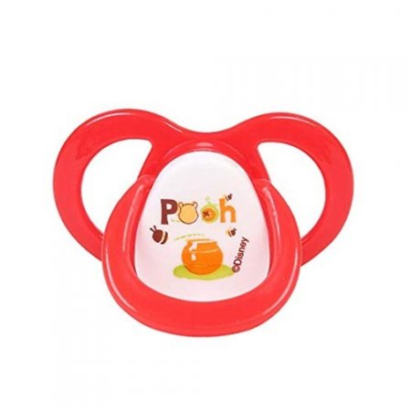 Chupeta Baby Go Orto Bico Silicone tam 2 Pooh Vermelha 01956