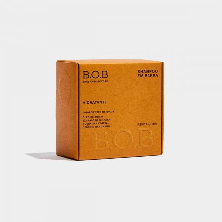 Shampoo em Barra B.O.B. Hidratante com 80g