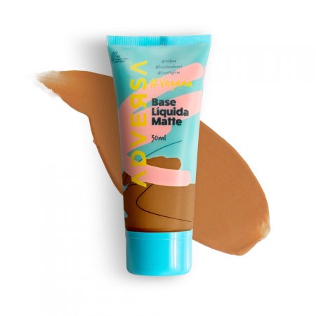 Base Líquida Adversa Matte Vegana Cor 400 30ml
