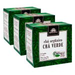 Chá Verde Orgânico Certificado Kampo de Ervas 30 sachês