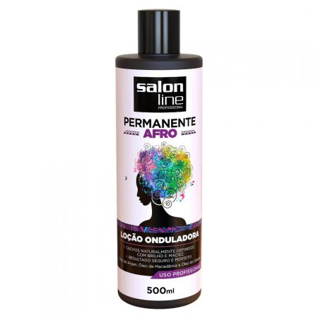 Loção ondulada permanente afro salon line 500ml