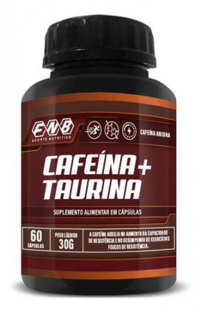 CAFEINA E TAURINA  500MG 60 CAPSULAS - FLORA NATIVA - A