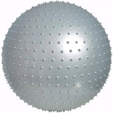 Bola Suiça 65cm Tipo Massagem LS3224 Cinza Liveup