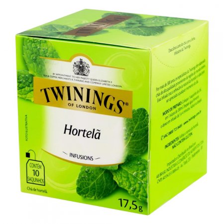 Ch Twinings Hortel 17 5g caixa com 10 unid App Pharma