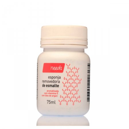 Esponja Removedora de Esmalte Needs Argan com 75ml