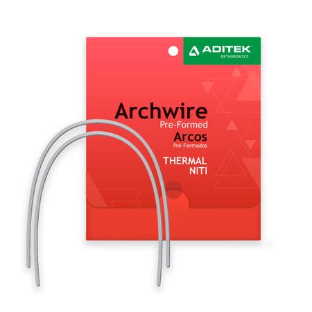 06.16.0575 Arco Niti Termo Natural Sup. 017x025 Com 10 - Aditek
