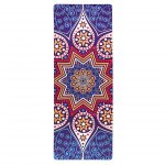 Tapete de Yoga Aveludado com Borracha Natural 183x68cm - Estrela Om Joy