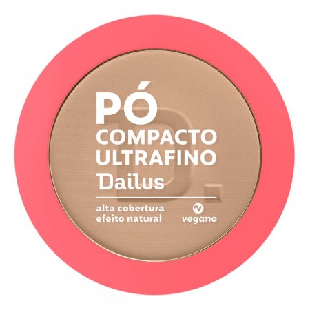 Pó Compacto Ultrafino Dailus D5 Cor Médio com 10g