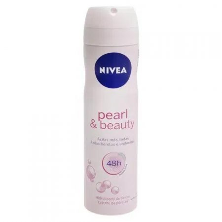Desodorante Antitranspirante Aerosol Nivea Pearl & Beauty 48h com 150ml