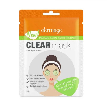 Mascara facial antioleosidade clear mask