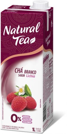 Chá Branco C/ Lichia Natural Tea 1L