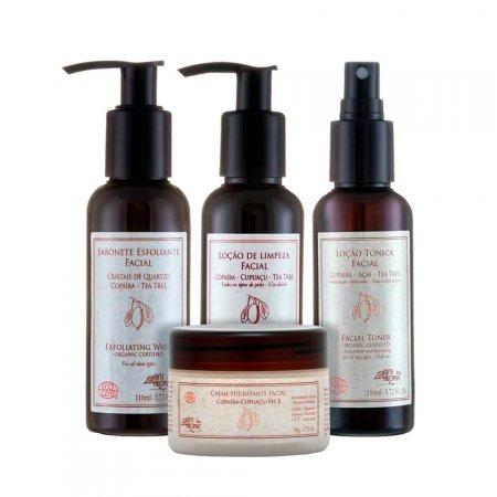 Kit Arte dos Aromas Facial Orgânico Pele Mista e Oleosa de 4 passos
