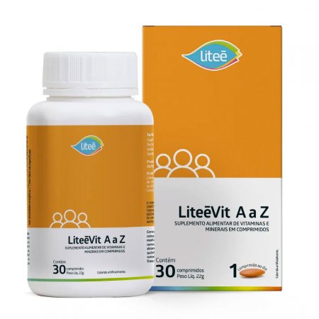 Liteevit A  Z Multivitamínico 30 Comprimidos
