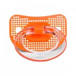 CHUPETA LOLLY NET BICO SILICONE ORTO ACIMA DE 6 MESES LARANJA