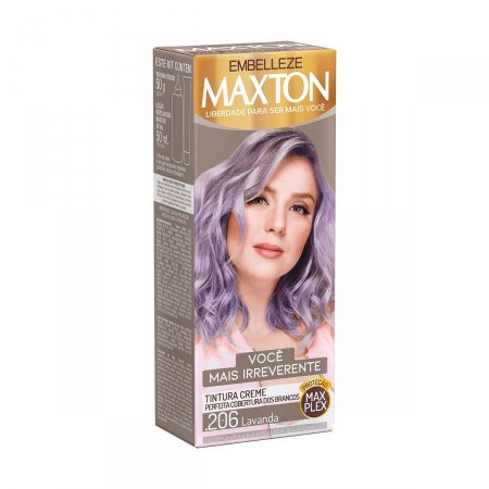 Tintura Creme Maxton .206 Lavanda com 1 Unidade