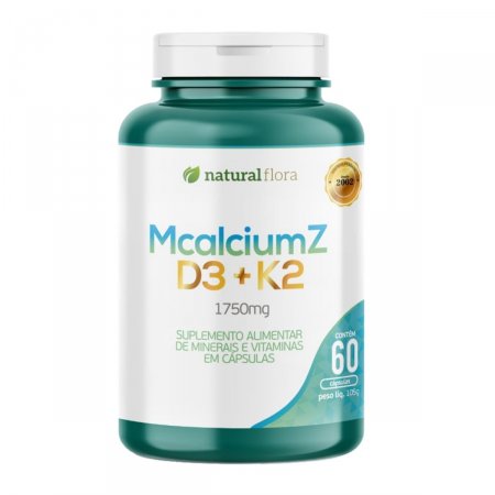 vitamina McalciumZ D3 + K2 com cálcio zinco magnesio