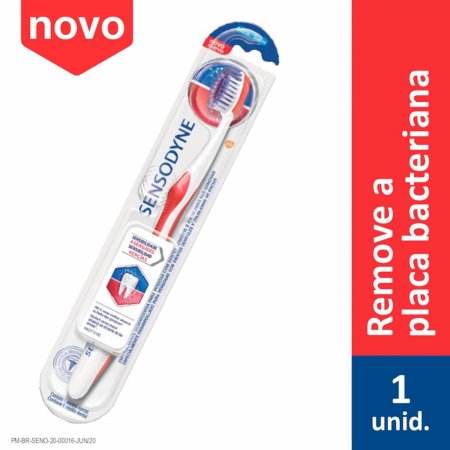 Escova de Dente Sensodyne Sensibilidade & Gengivas Macia com 1 unidade