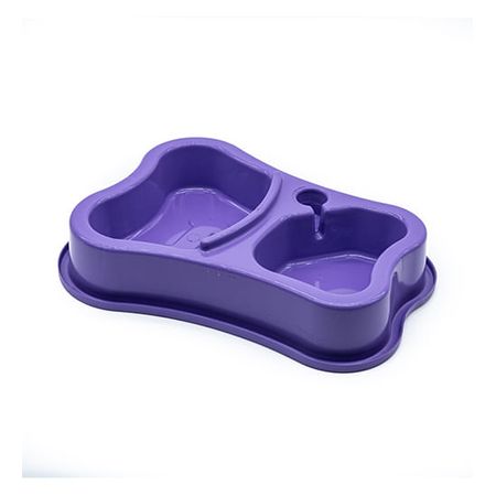 Comedouro Duplo com Bebedouro para Garrafa Pet Anti-formiga - Pet Injet Comedouro Duplo com Bebedouro para Garrafa Pet Anti-formiga Lilás  - Pet Injet