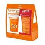 Kit Actine Protetor Solar Facial Toque Seco FPS 30 com 40g + Sabonete Líquido Antiacne com 60ml