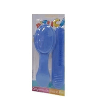 KIT PENTE E ESCOVA PITUCA AZUL